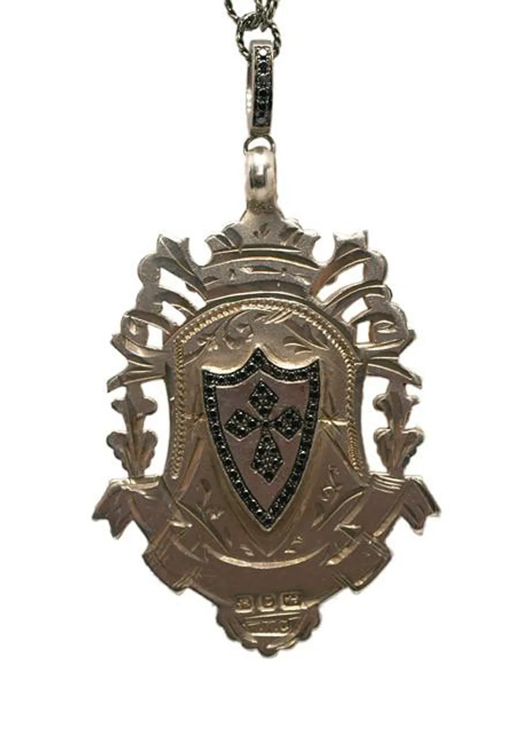 Cynthia Ann Vintage Black Diamond Shield Enhancer
