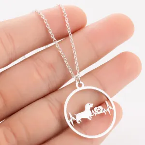 Dachshunds Pawprint Necklaces (Free Giveaway)