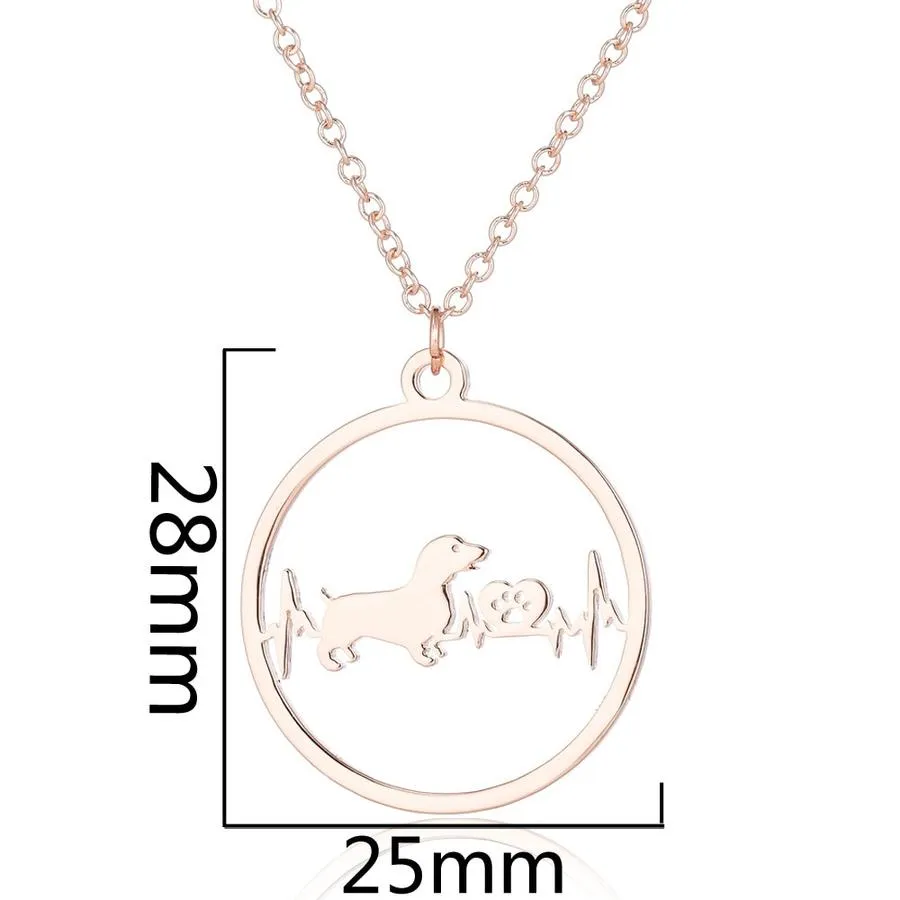 Dachshunds Pawprint Necklaces (Free Giveaway)