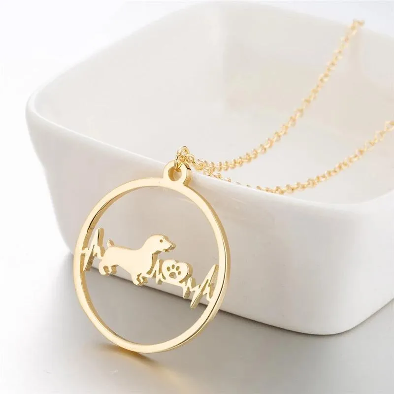 Dachshunds Pawprint Necklaces (Free Giveaway)