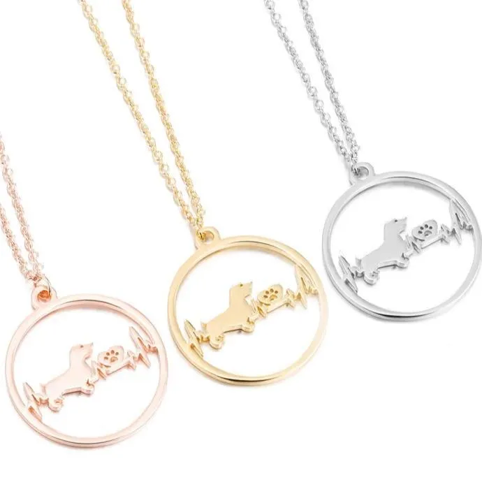 Dachshunds Pawprint Necklaces (Free Giveaway)