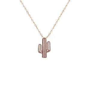 DAINTY CACTUS NECKLACE
