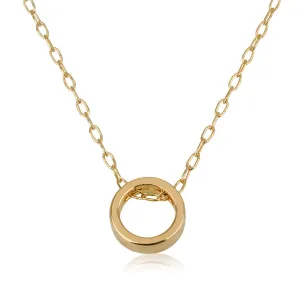 Dainty Circle Necklace for Women 14k Gold Filled Minimalist Karma Open Circle Necklace Eternity Gold Necklace BFF Gifts Handmade Jewelry