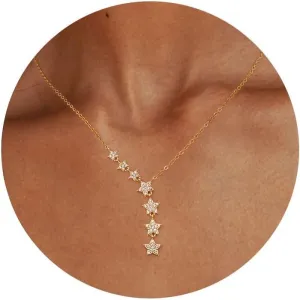 Dainty Gold Necklaces for Women 14K Gold Plated Cute Love Layered Necklace Trendy Beaded Necklace Minimalist Pendant Necklace Elegant Cuban Gold Necklace for Women Handmade Jewelry