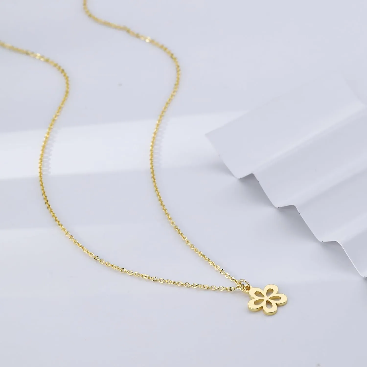 Dainty Gold Necklaces for Women 14K Gold Plated Cute Love Layered Necklace Trendy Beaded Necklace Minimalist Pendant Necklace Elegant Cuban Gold Necklace for Women Handmade Jewelry
