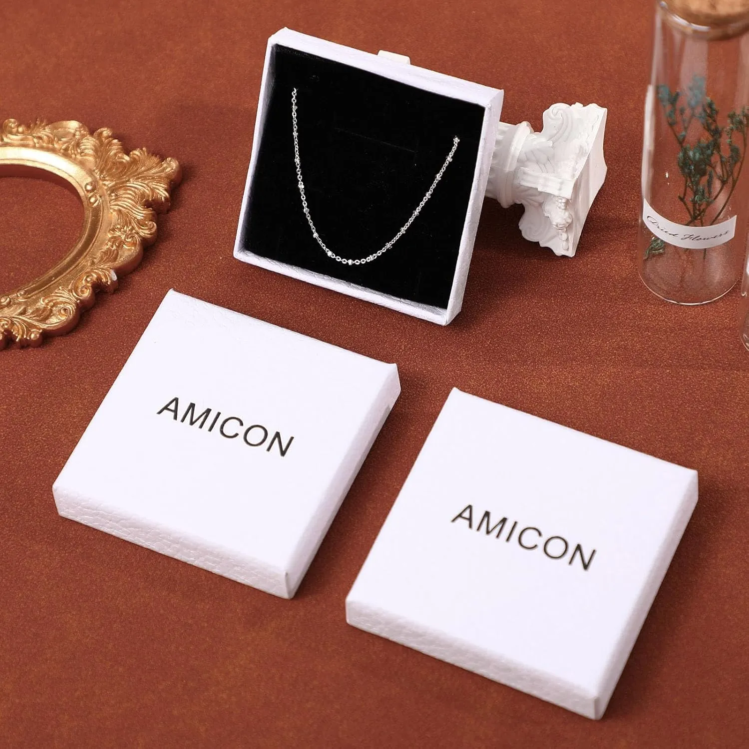 Dainty Layered Necklaces for Women Trendy Layered Gold Necklace Paperclip Box Chain Layered Necklace Set Jewelry Gifts for Women