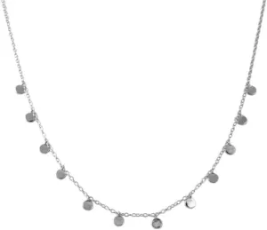Dainty Multi Disc Choker Necklace for Women Minimalist 925 Sterling Silver 14K Gold Plated Small Round Disc Coin Simple Statement Chain Adjustable Choker Necklaces Fashion Jewelry Birthday Christmas Gifts Her Bff Birthday
