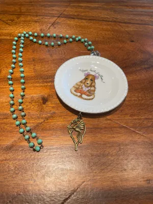 Deal Dog Dish Necklace by Gina