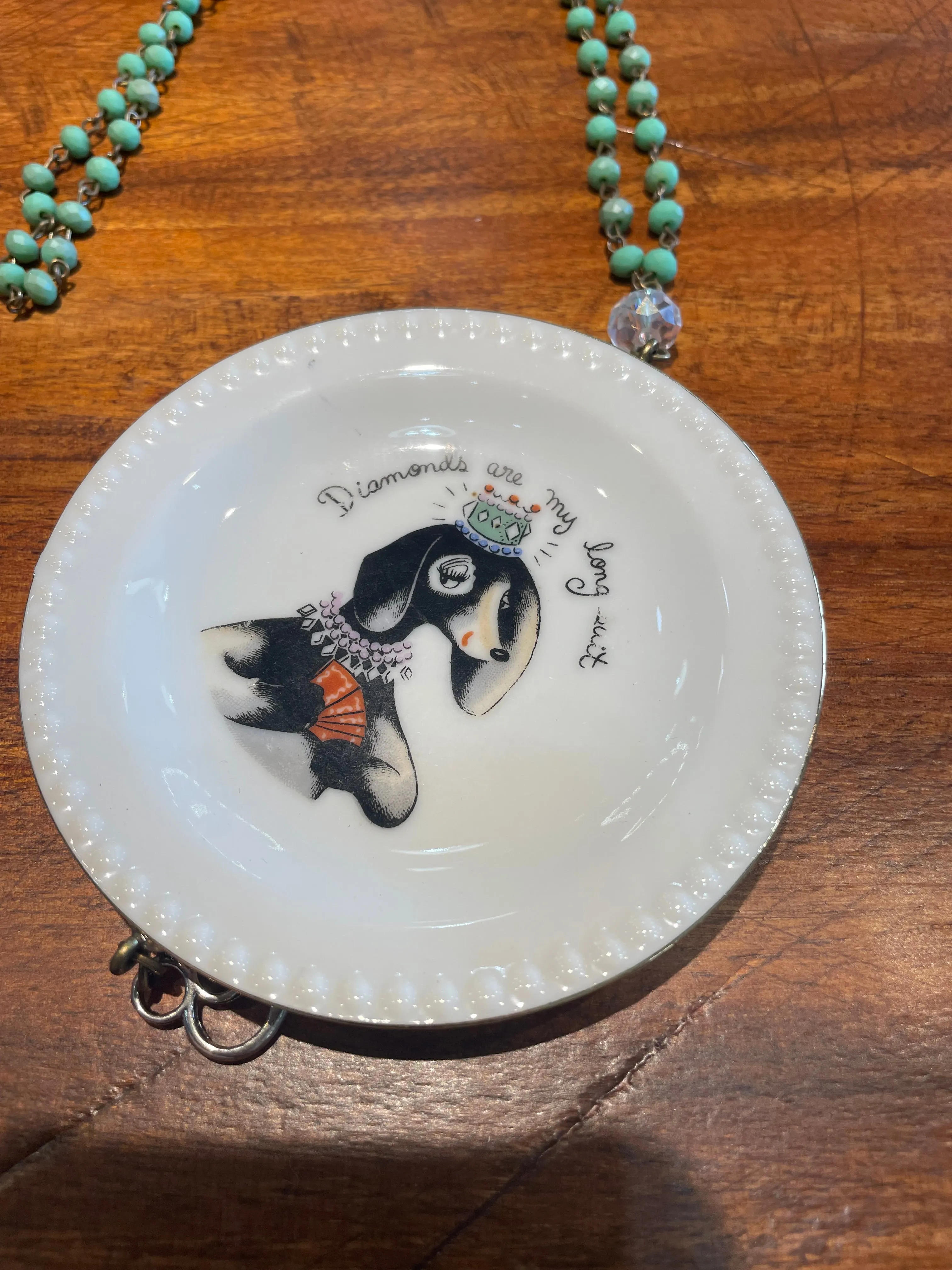 Deal Dog Dish Necklace by Gina