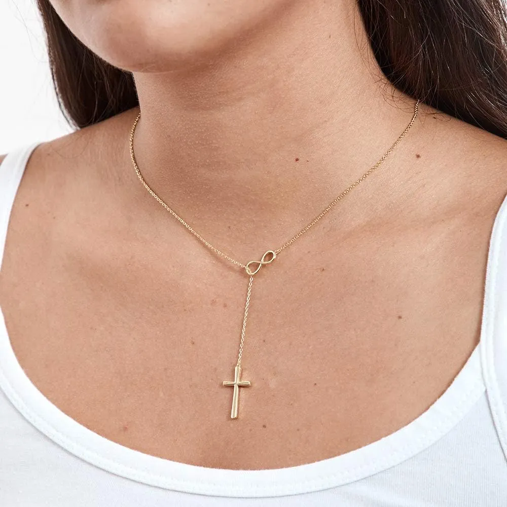 Dear Ava Infinity Mother in Law Necklace | Perfect Sterling Silver Gift for Women | Modern Jewelry Pendant with Heartfelt Card | Birthday Gift from Daughter in Law Anniversary Necklaces for Mom