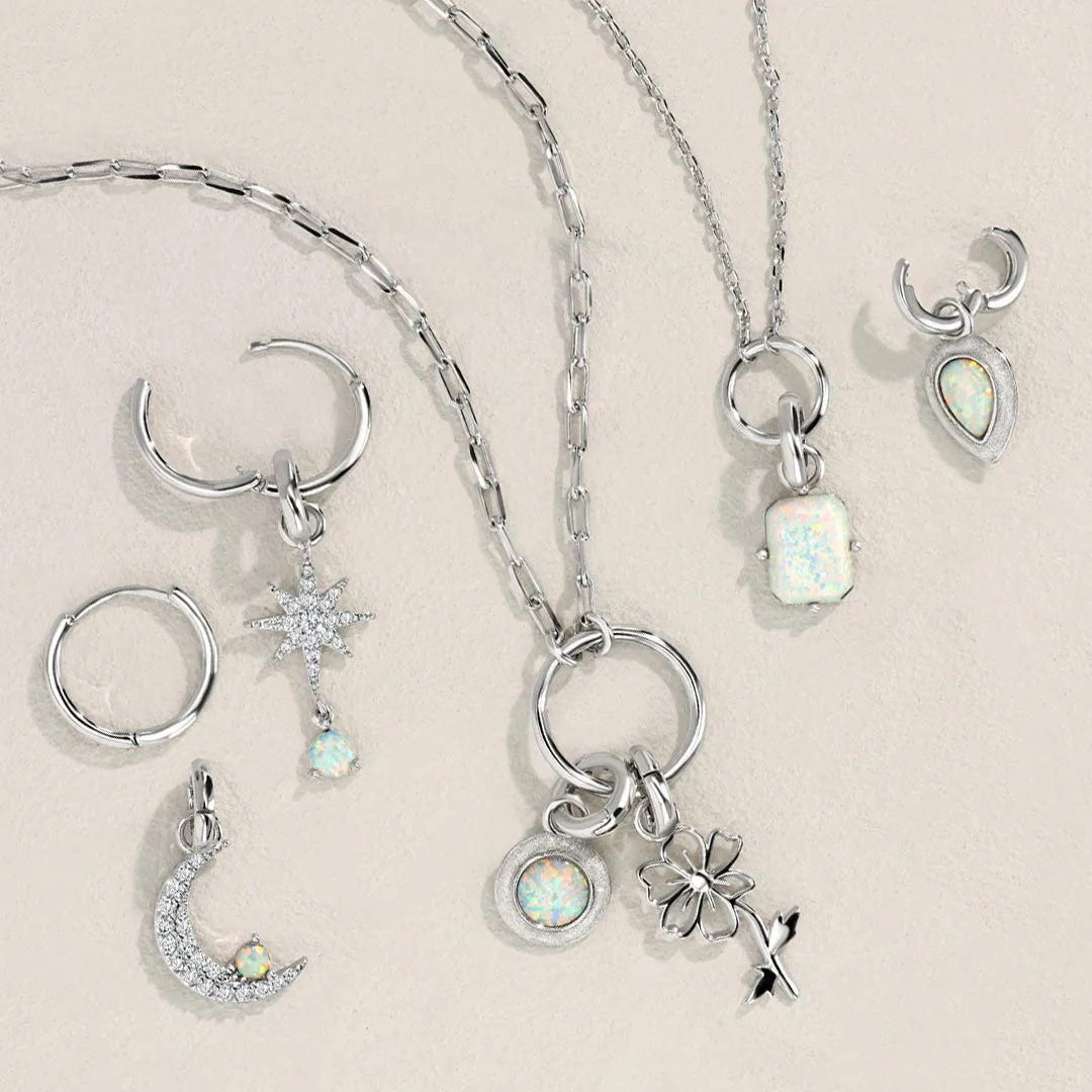 December Turquoise Birthstone Charm - Candle and Bath Bomb Set