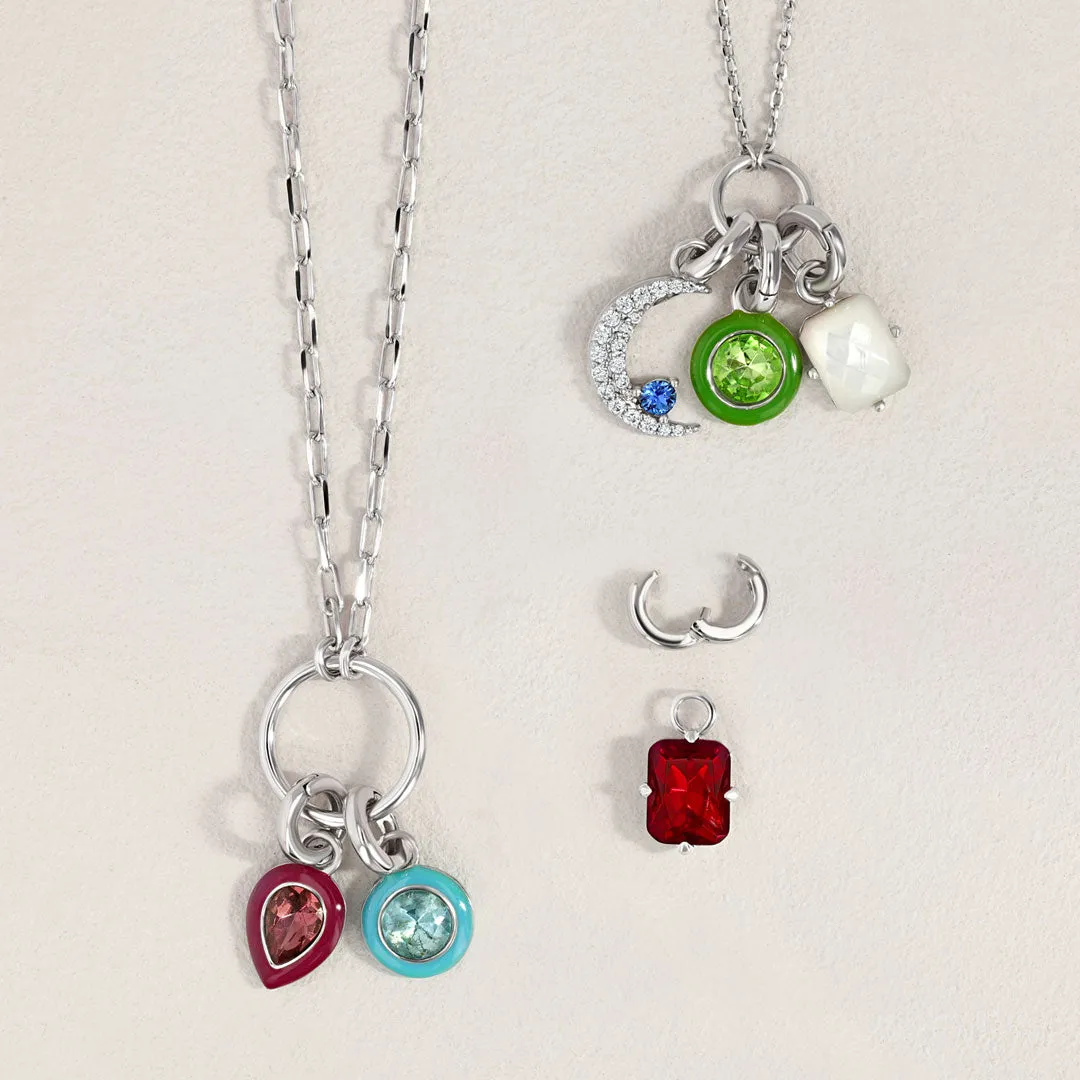 December Turquoise Birthstone Charm - Candle and Bath Bomb Set