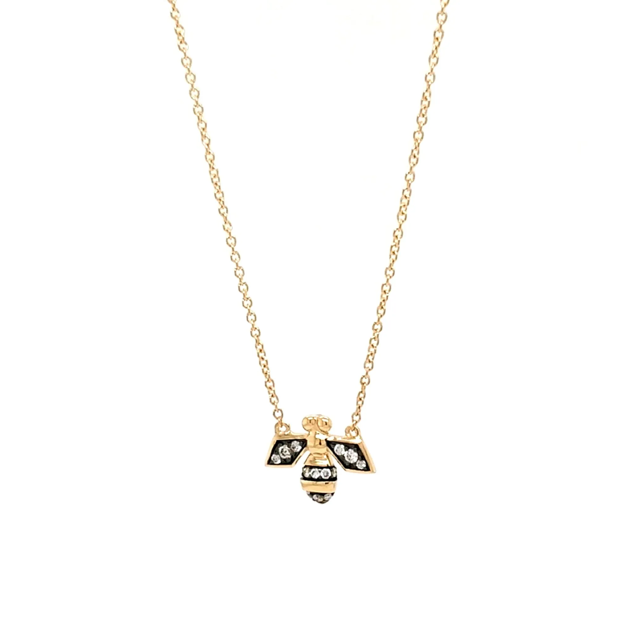 Diamond Critter Bee "Creativity" Necklace