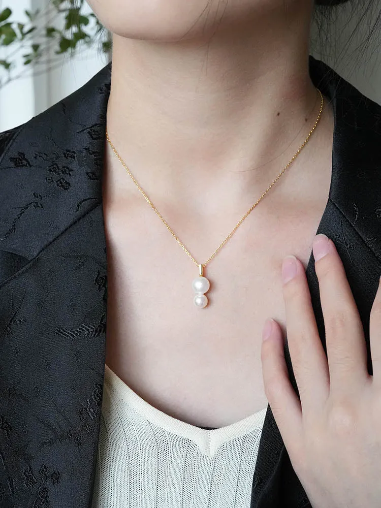 Double Layer Pearl Necklace