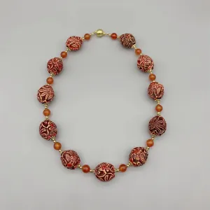 Dragon Phoenix Resin Necklace