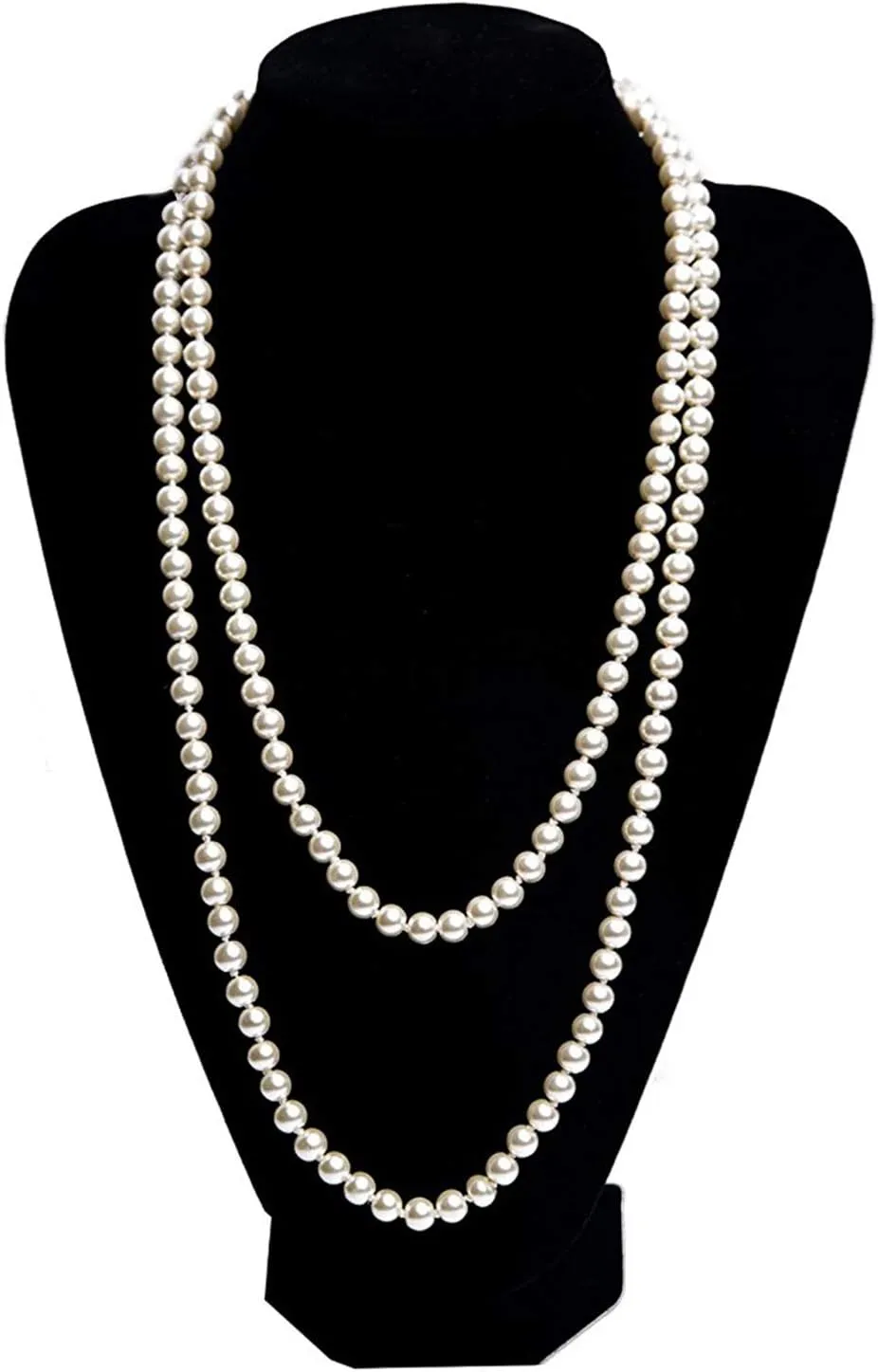 DRESHOW 1920s Great Gatsby Accessories for Women Flapper Headpiece Headband Gloves Costume Harlem Nights Accessories Set