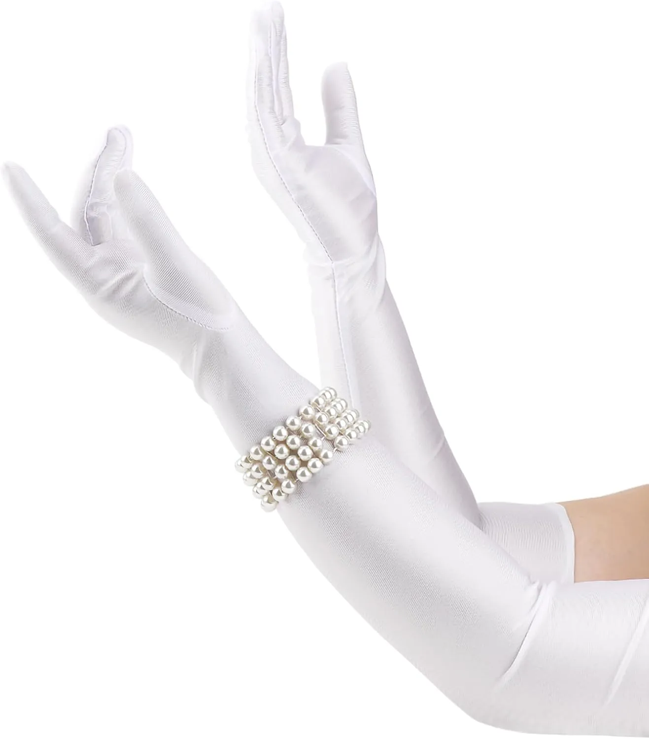 DRESHOW 1920s Great Gatsby Accessories Set for Women Flapper Costume Accessories Feather Headband Roaring 20s Accessories Set