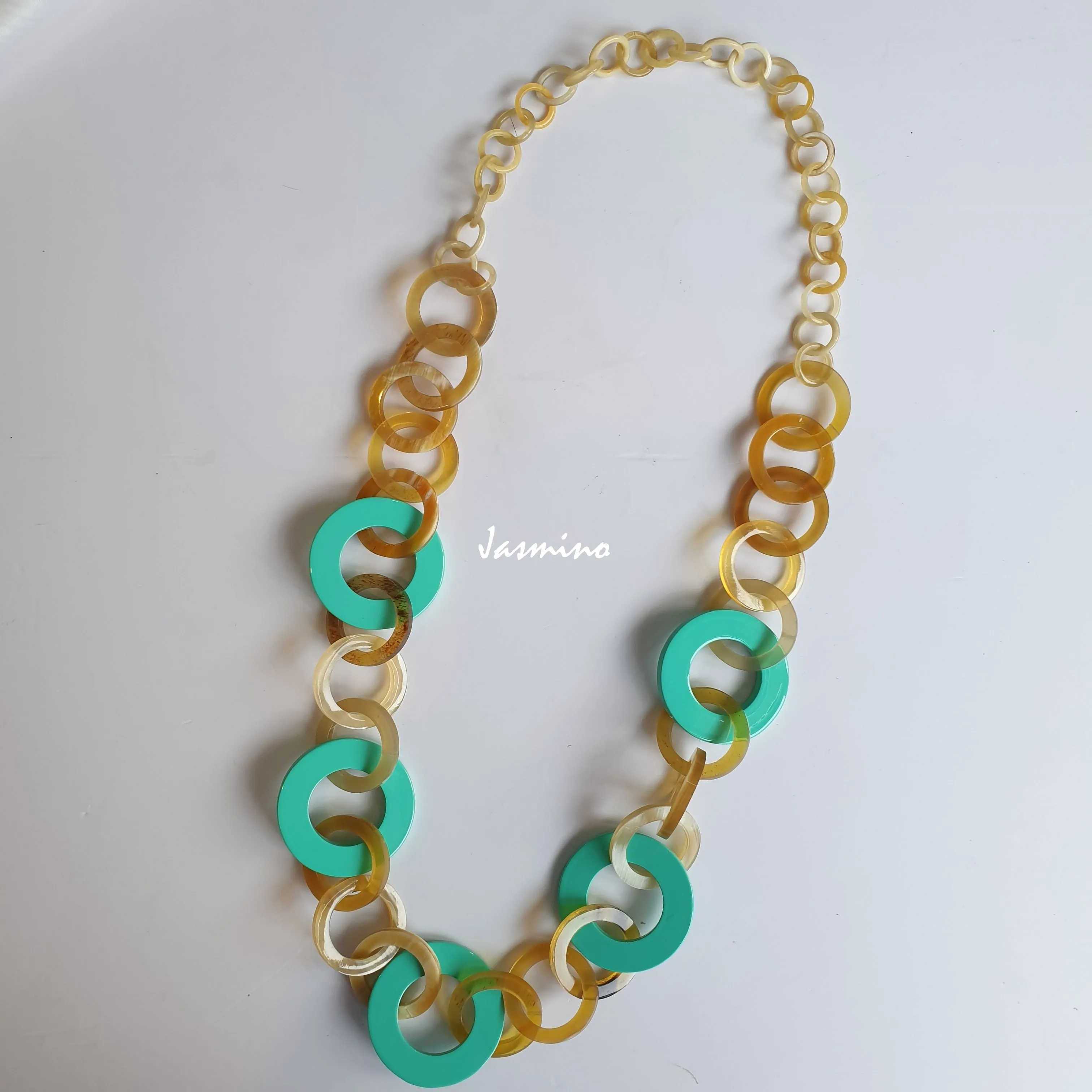 Elegant Buffalo Horn Necklace J18253, Handmade Product from Vietnam