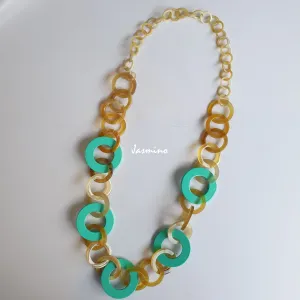 Elegant Buffalo Horn Necklace J18253, Handmade Product from Vietnam