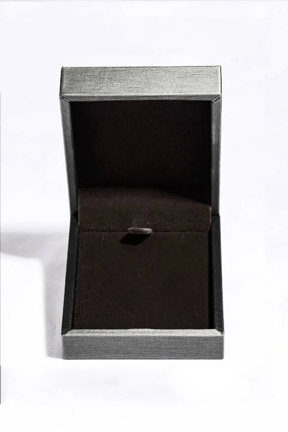 Elegant Moissanite Drop Pendant Necklace in Sterling Silver