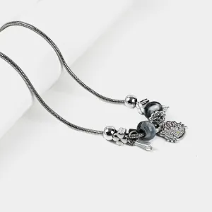 Elegant Silver-Tone Necklace