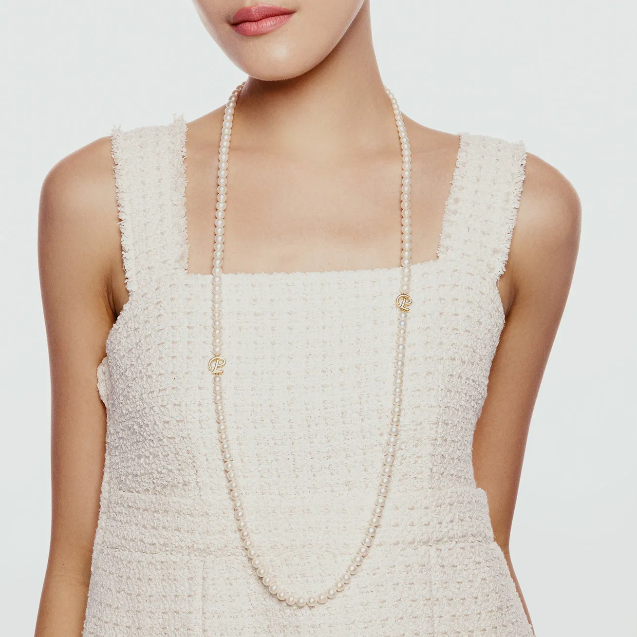 Elegant White Freshwater Pearl Necklace WN00708