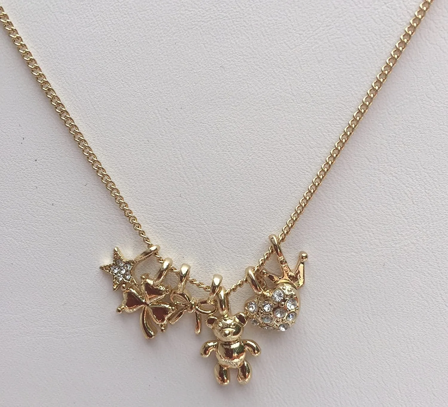 ELITE TREND Designer Style Crystal Jewelry Fashion Gold Color Alloy Colorful Rhinestone 18 Inch Necklaces