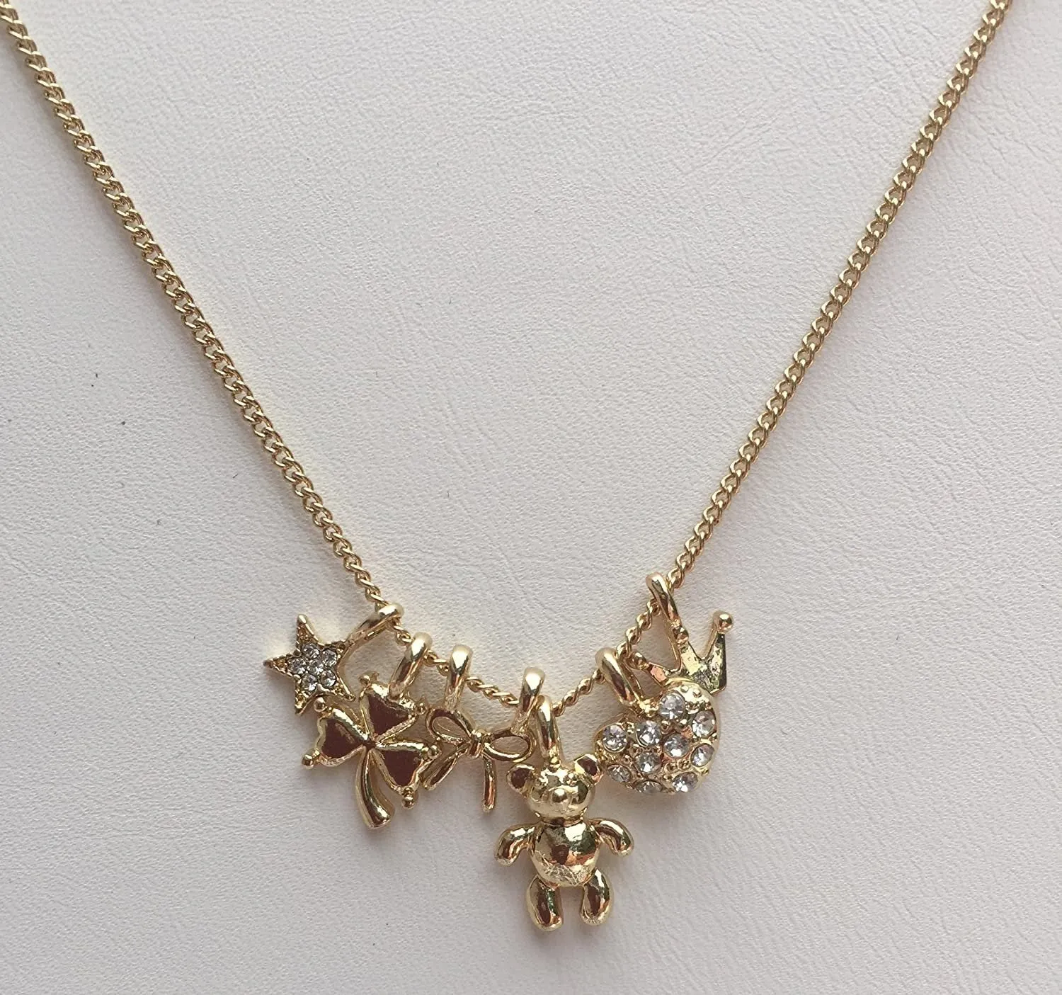 ELITE TREND Designer Style Crystal Jewelry Fashion Gold Color Alloy Colorful Rhinestone 18 Inch Necklaces