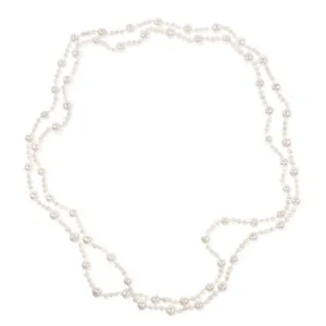 Eternal Pearl Necklace with Ivory Pearls