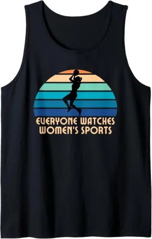 Everyonw Watches Women's Sports, Women's Sports Sports Shirt Tank Top
