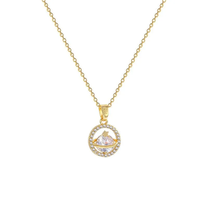 Exquisite Clavicle Chain with Multi-Style Pendant Necklaces