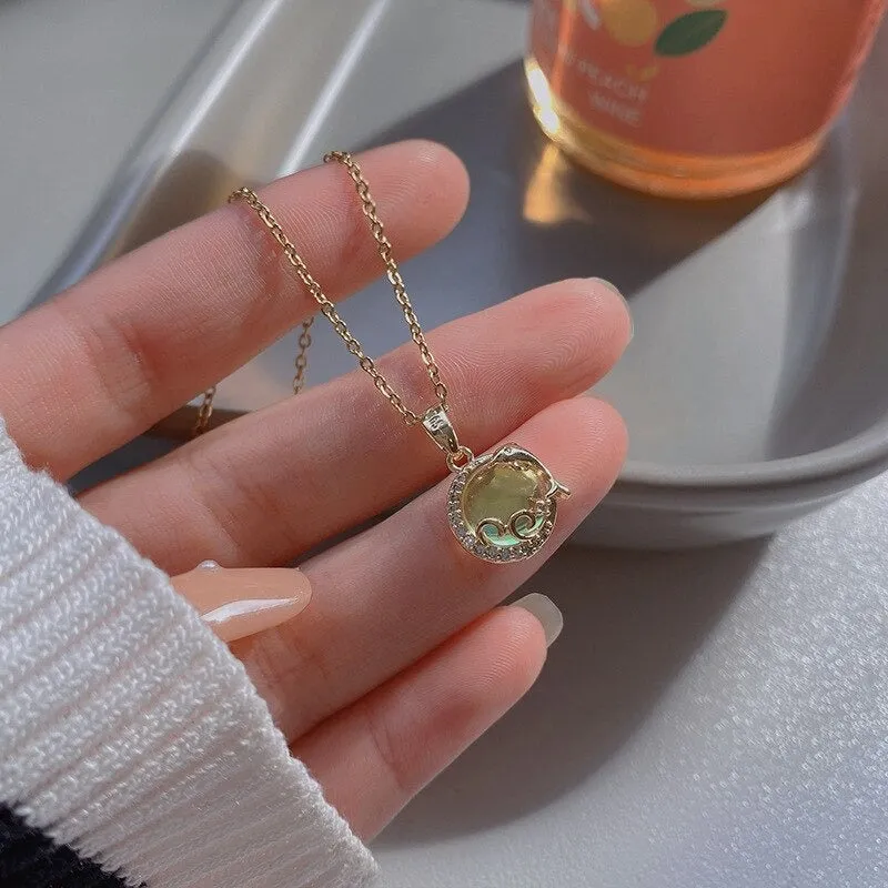 Exquisite Clavicle Chain with Multi-Style Pendant Necklaces