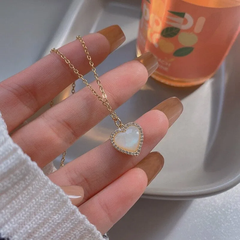 Exquisite Clavicle Chain with Multi-Style Pendant Necklaces