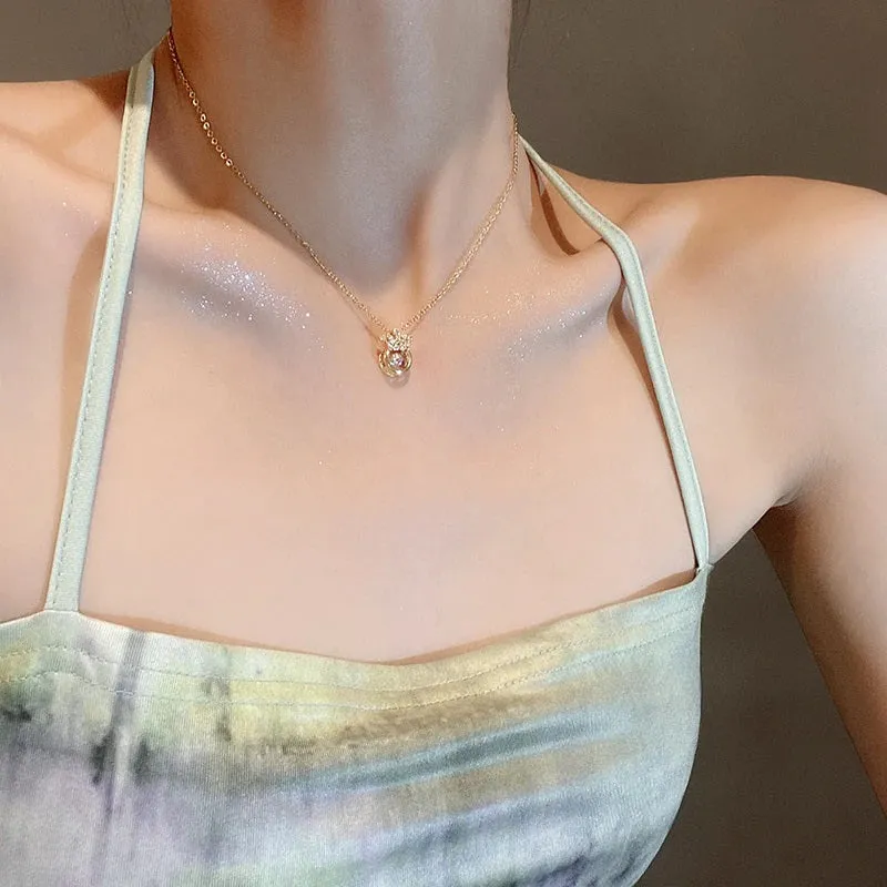 Exquisite Clavicle Chain with Multi-Style Pendant Necklaces