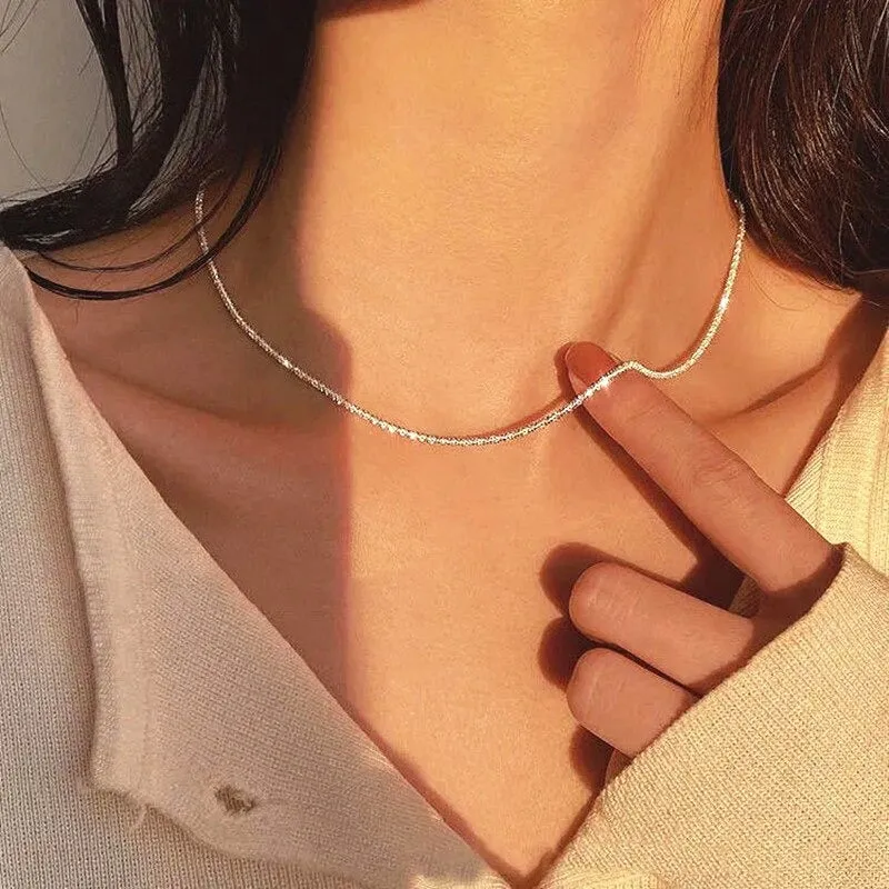 Exquisite Clavicle Chain with Multi-Style Pendant Necklaces