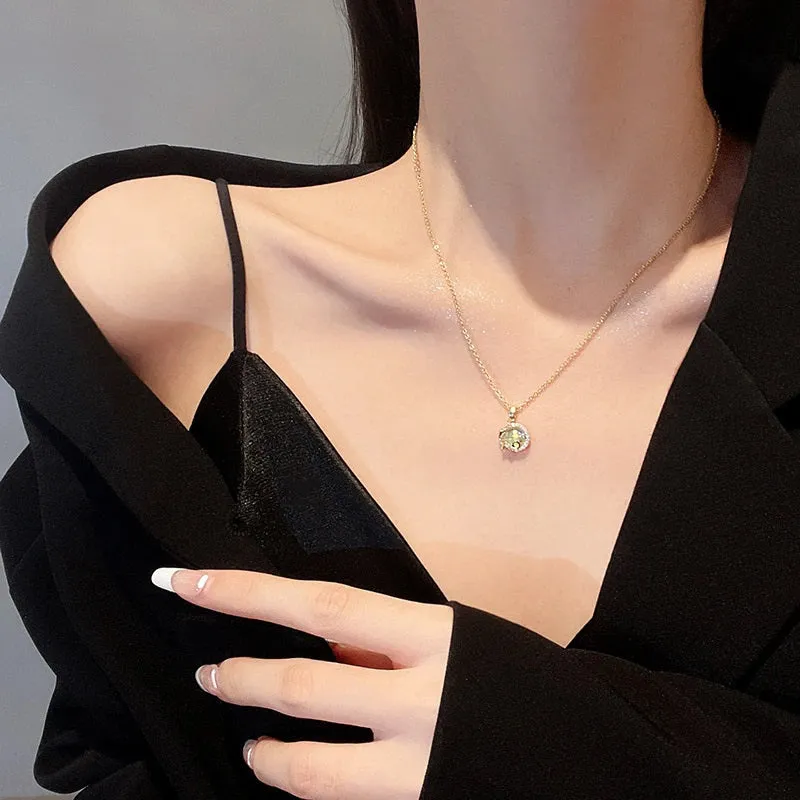 Exquisite Clavicle Chain with Multi-Style Pendant Necklaces