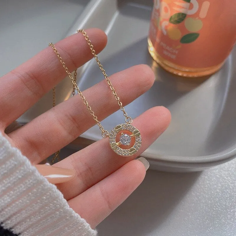 Exquisite Clavicle Chain with Multi-Style Pendant Necklaces
