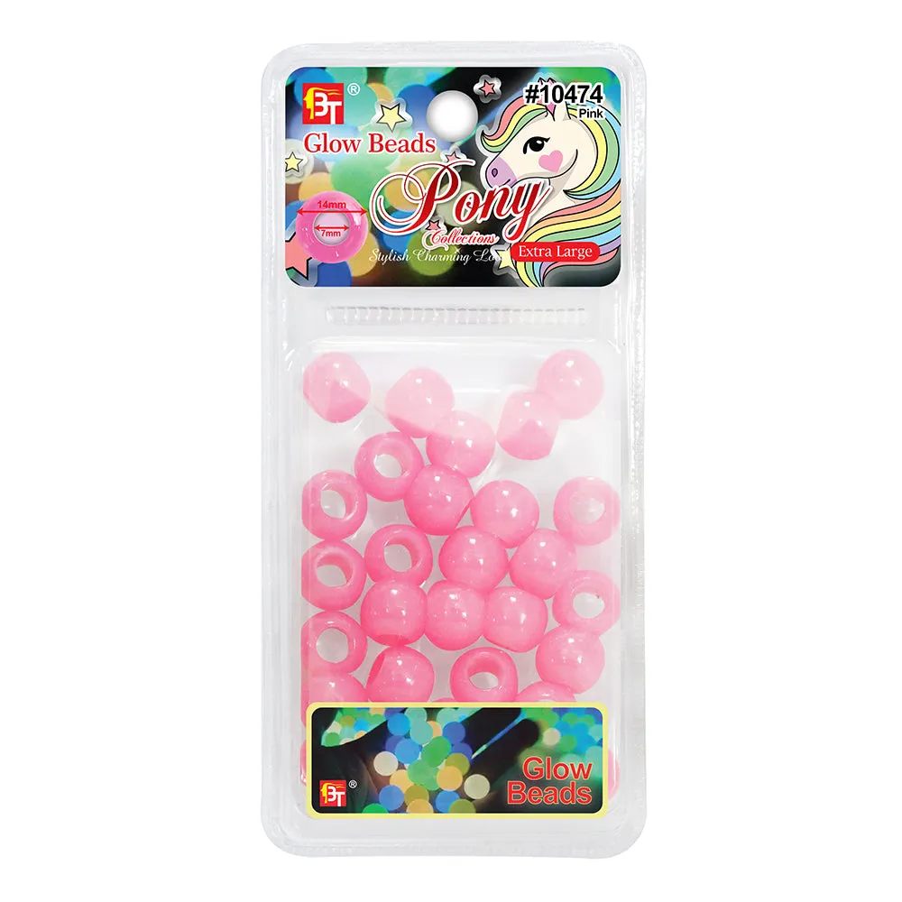 EXTRA LARGE GLOW ROUND BEADS
