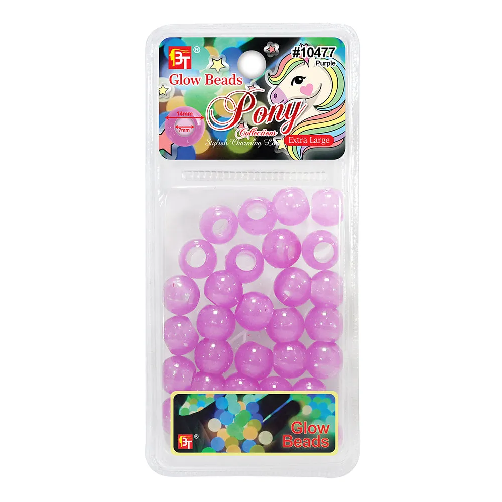 EXTRA LARGE GLOW ROUND BEADS