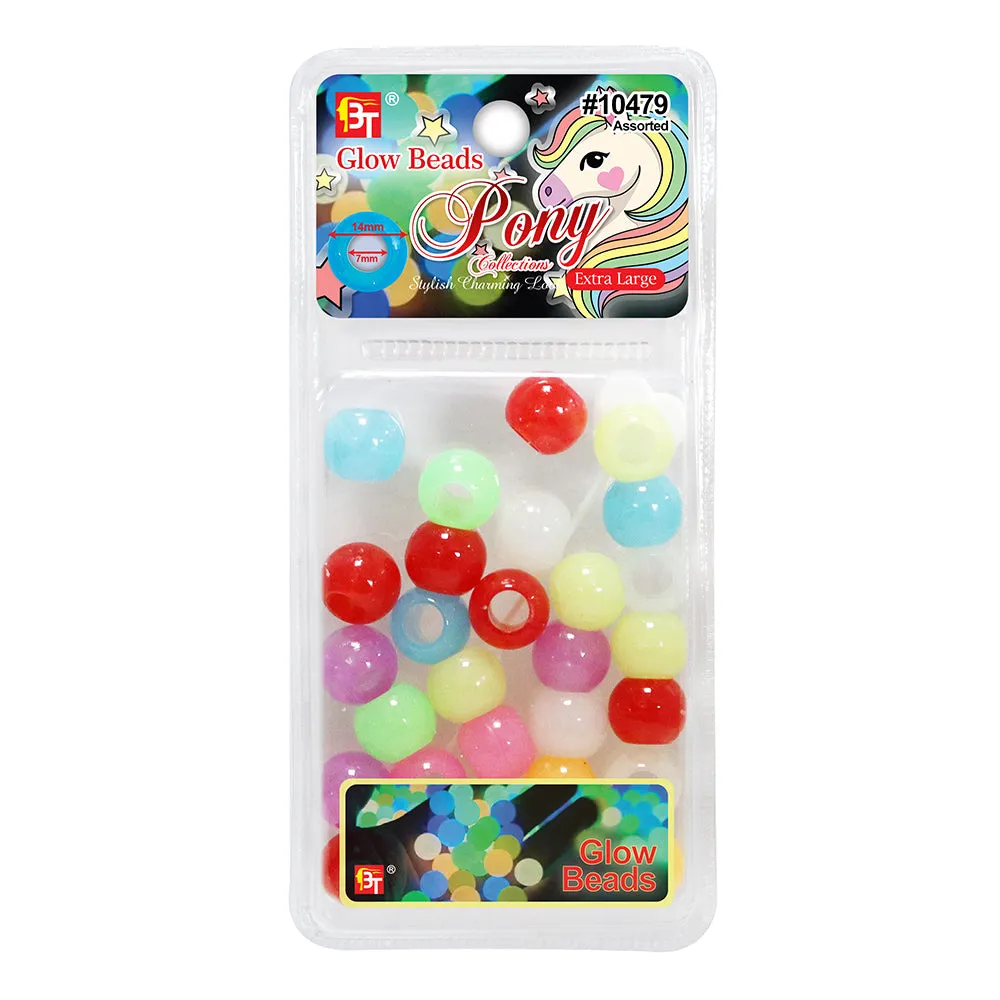 EXTRA LARGE GLOW ROUND BEADS