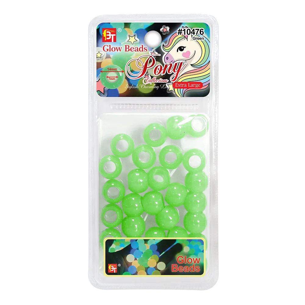 EXTRA LARGE GLOW ROUND BEADS