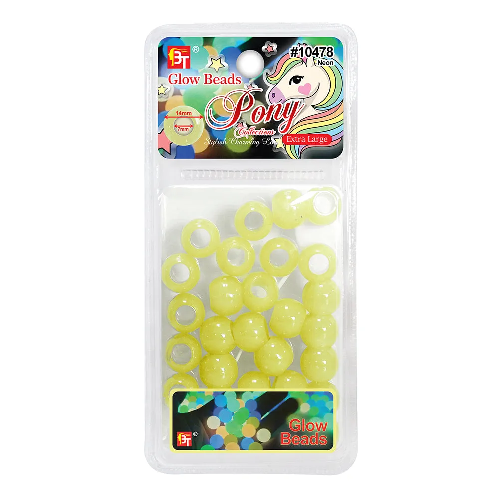 EXTRA LARGE GLOW ROUND BEADS