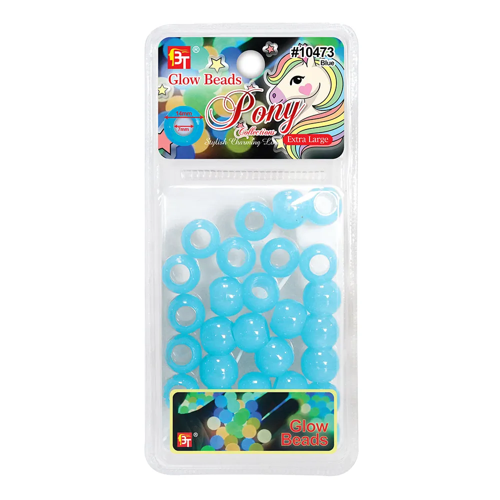 EXTRA LARGE GLOW ROUND BEADS