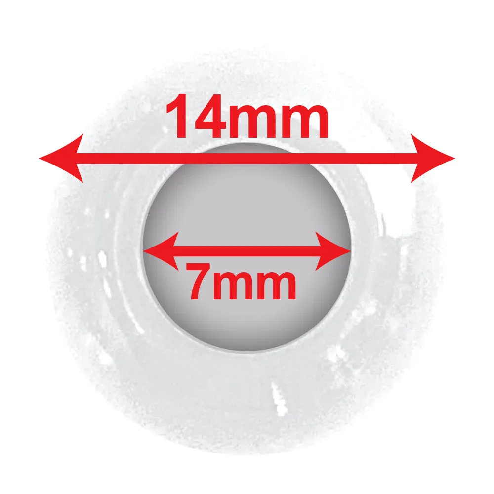 EXTRA LARGE GLOW ROUND BEADS
