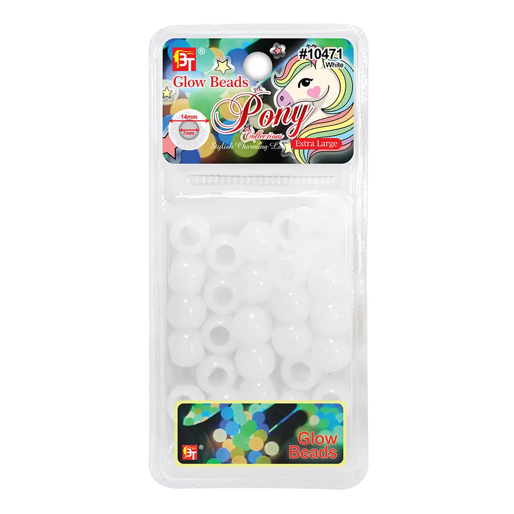 EXTRA LARGE GLOW ROUND BEADS