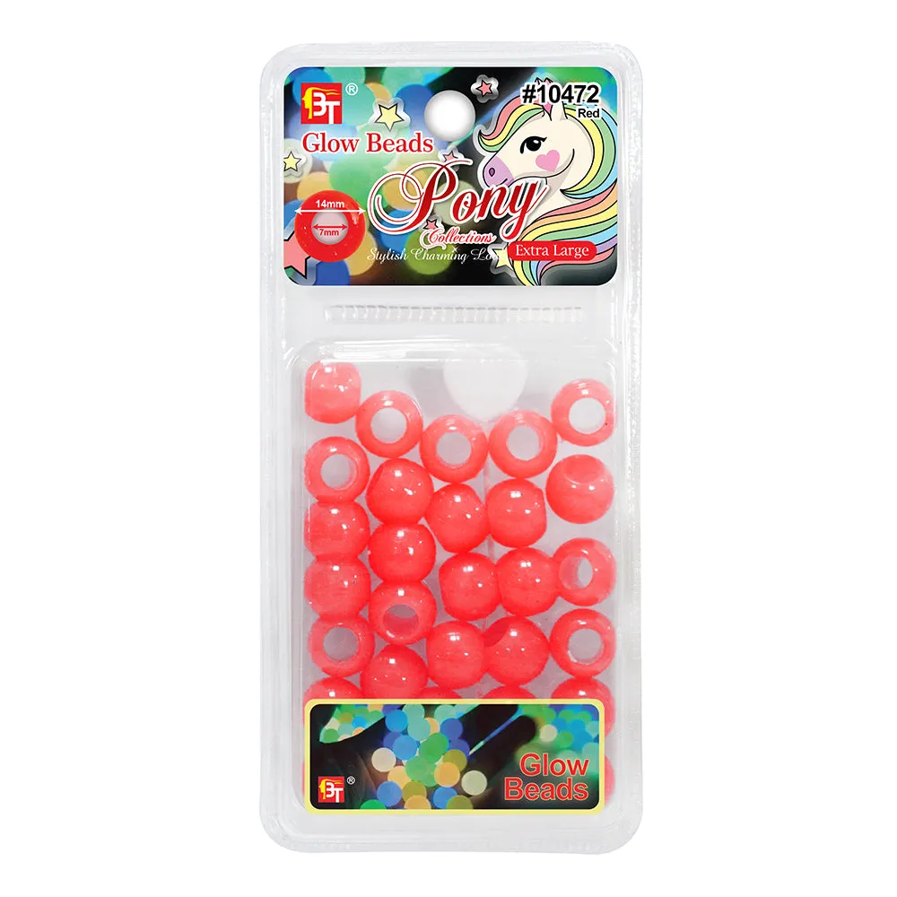 EXTRA LARGE GLOW ROUND BEADS