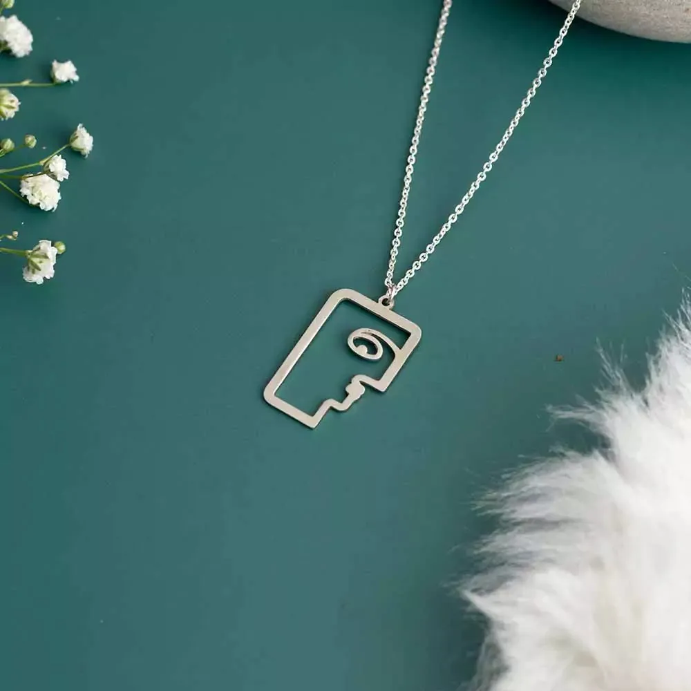 Faces Pendant Necklace