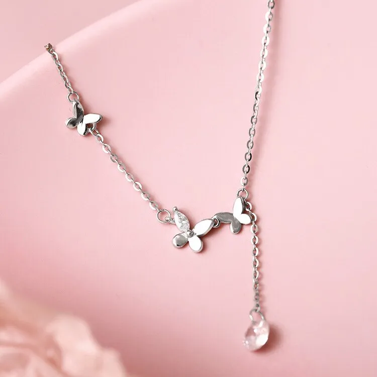 Fairy Butterfly Tassel Necklace