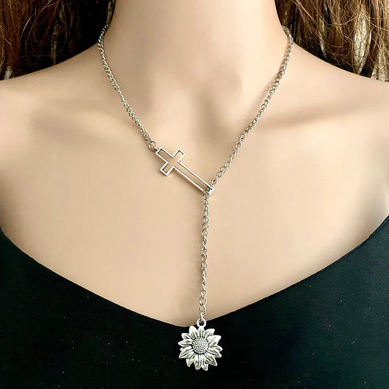 Faithful Elegance: Cross Chain Necklace