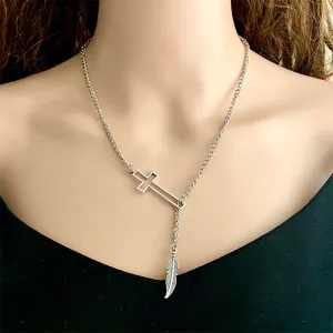 Faithful Elegance: Cross Chain Necklace